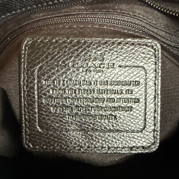 Coach Demi Bag Signature Jacquard Crossbody Black Leather Trim Silver Hardware - Picture 7 of 16